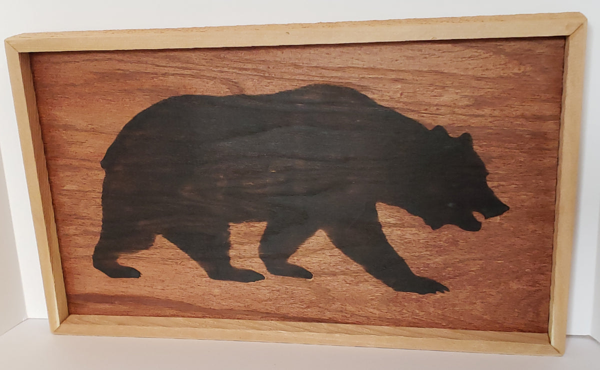 Bear Cub Definition Wooden Sign  Wall Art Print on Real Wood – Mill Wood  Art