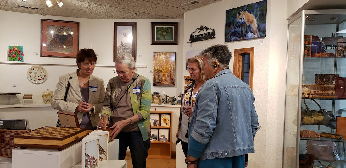 Artist Mixer 10-24 Svetlana, Ginnie, Melonie,  Jackie