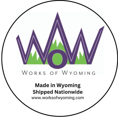 Works of Wyoming Gift n Gallery. A retail and online store supporting Wyoming Artists. Currently 75 Wyoming Artists display and sell their work in WoW. Shipping is available ithrough the online store.