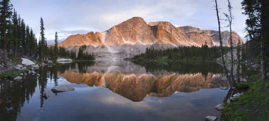 " Lake Marie, Snowy Range " Panoramic Photography Print