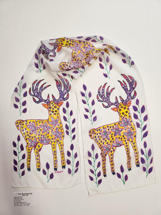 " Deer"   Silk Scarf