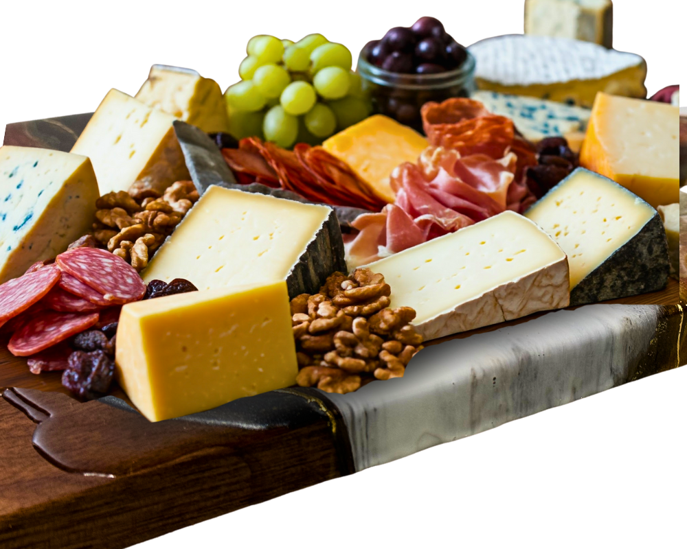 Rustic Luxury: Handcrafted Wyoming Cowboy Charcuterie Board with 24K Gold Accents