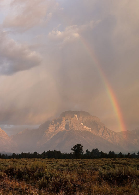 " Teton Rainbow " Photograph Print