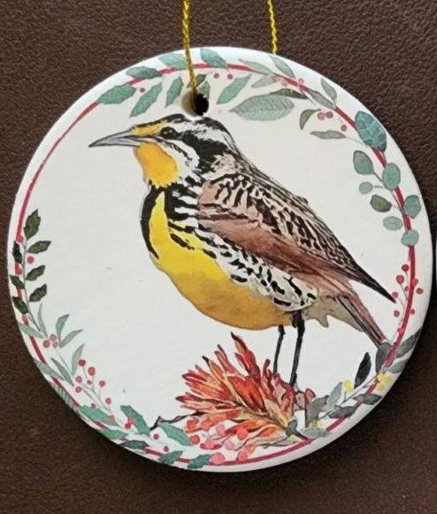 Meadowlark Ornament