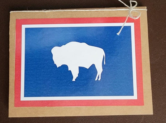 " Wyoming Flag " Pocket Notebook