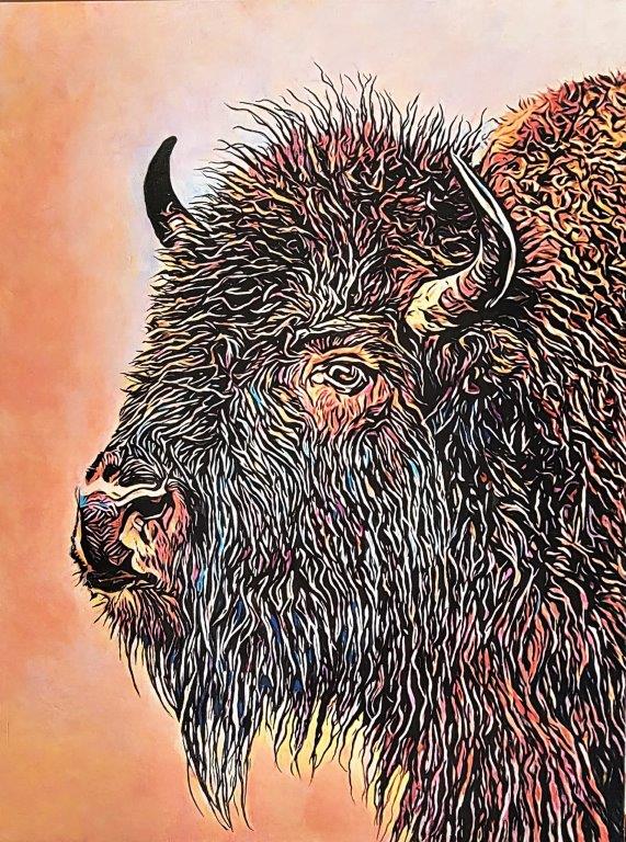 " Bison " Artist Print