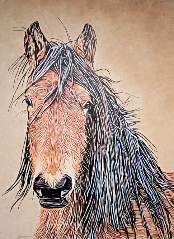 " Trinity " Wild Horse Artist Print