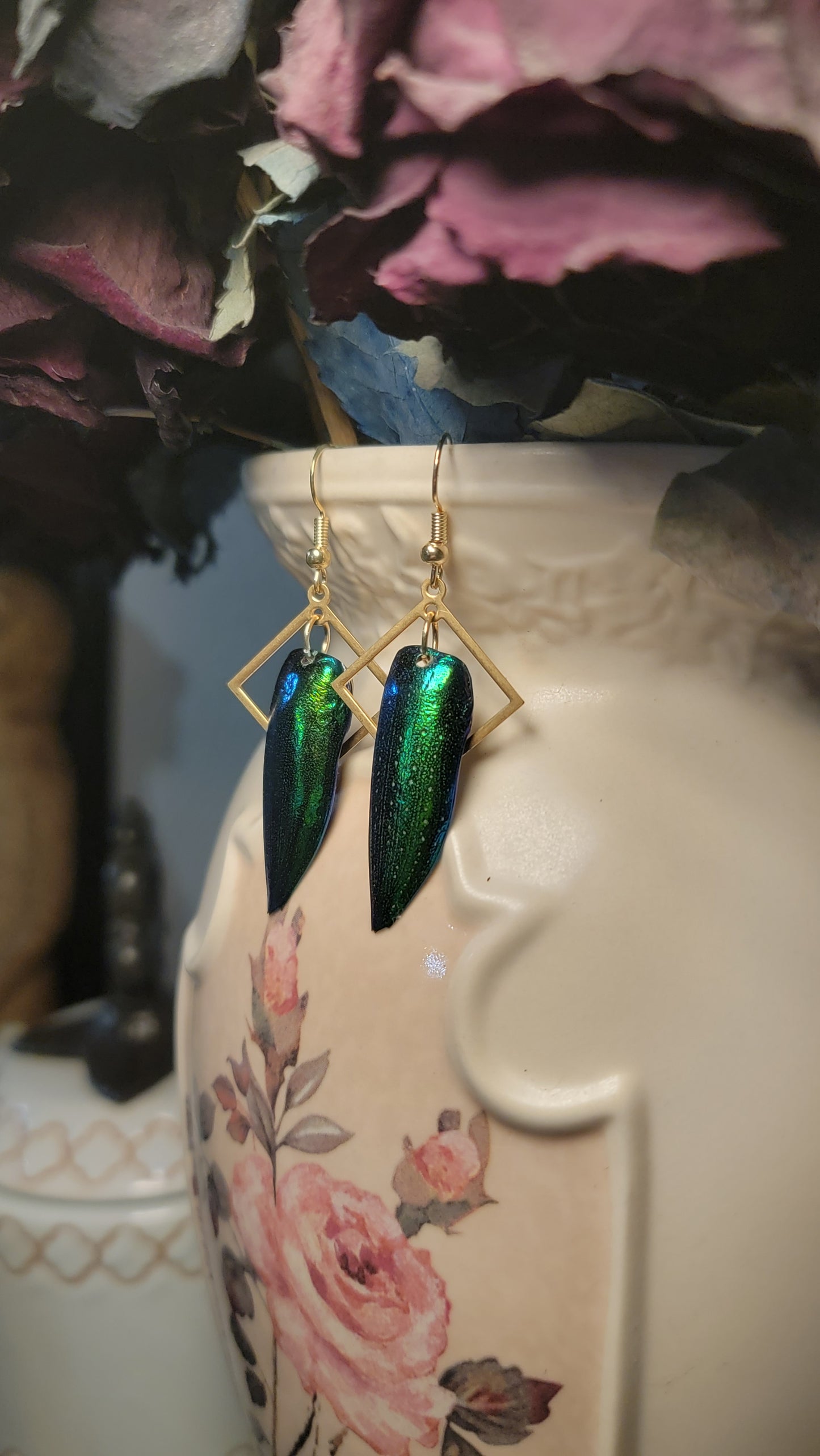 Beetle Wings with Diamond Back