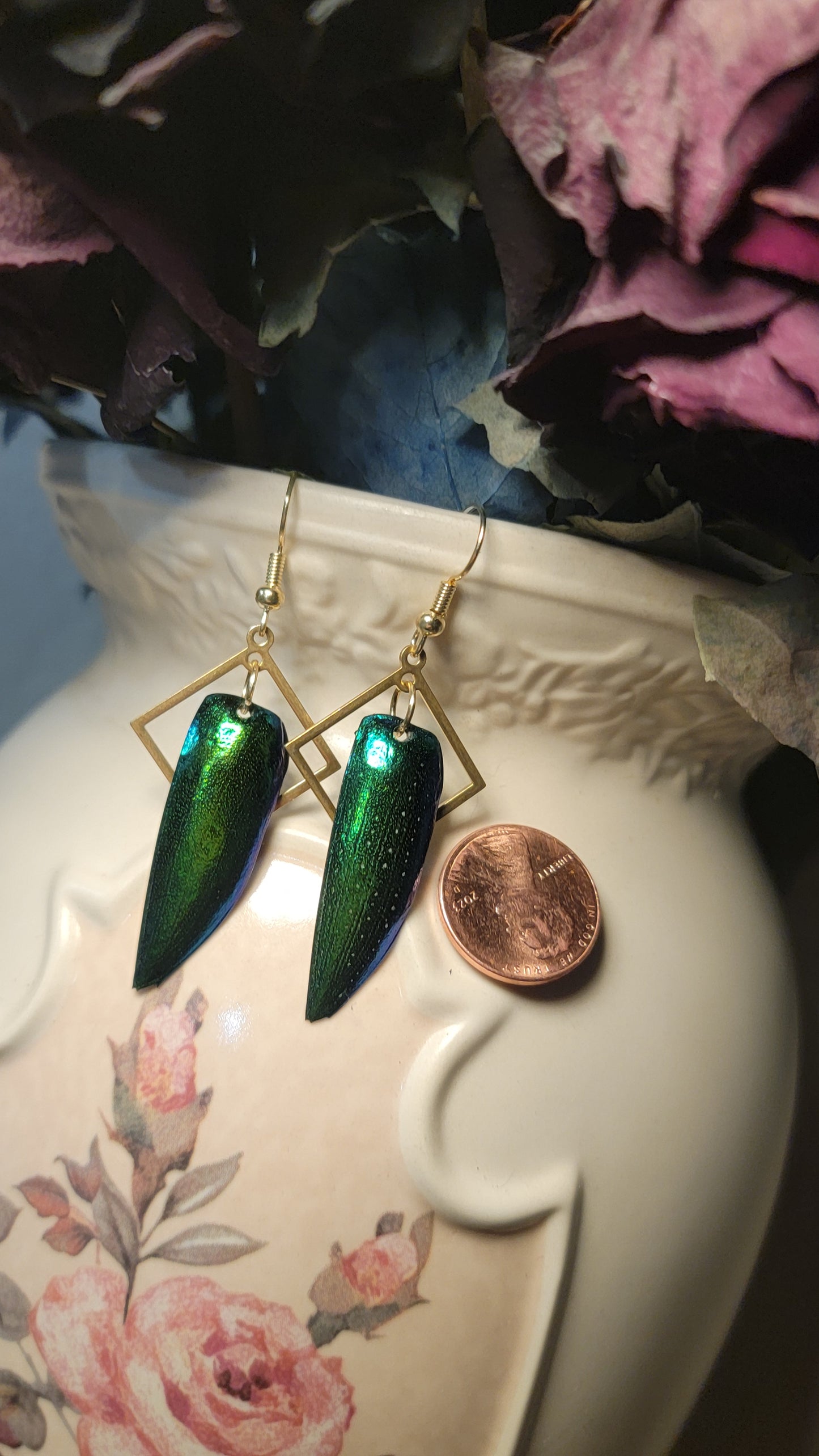 Beetle Wings with Diamond Back