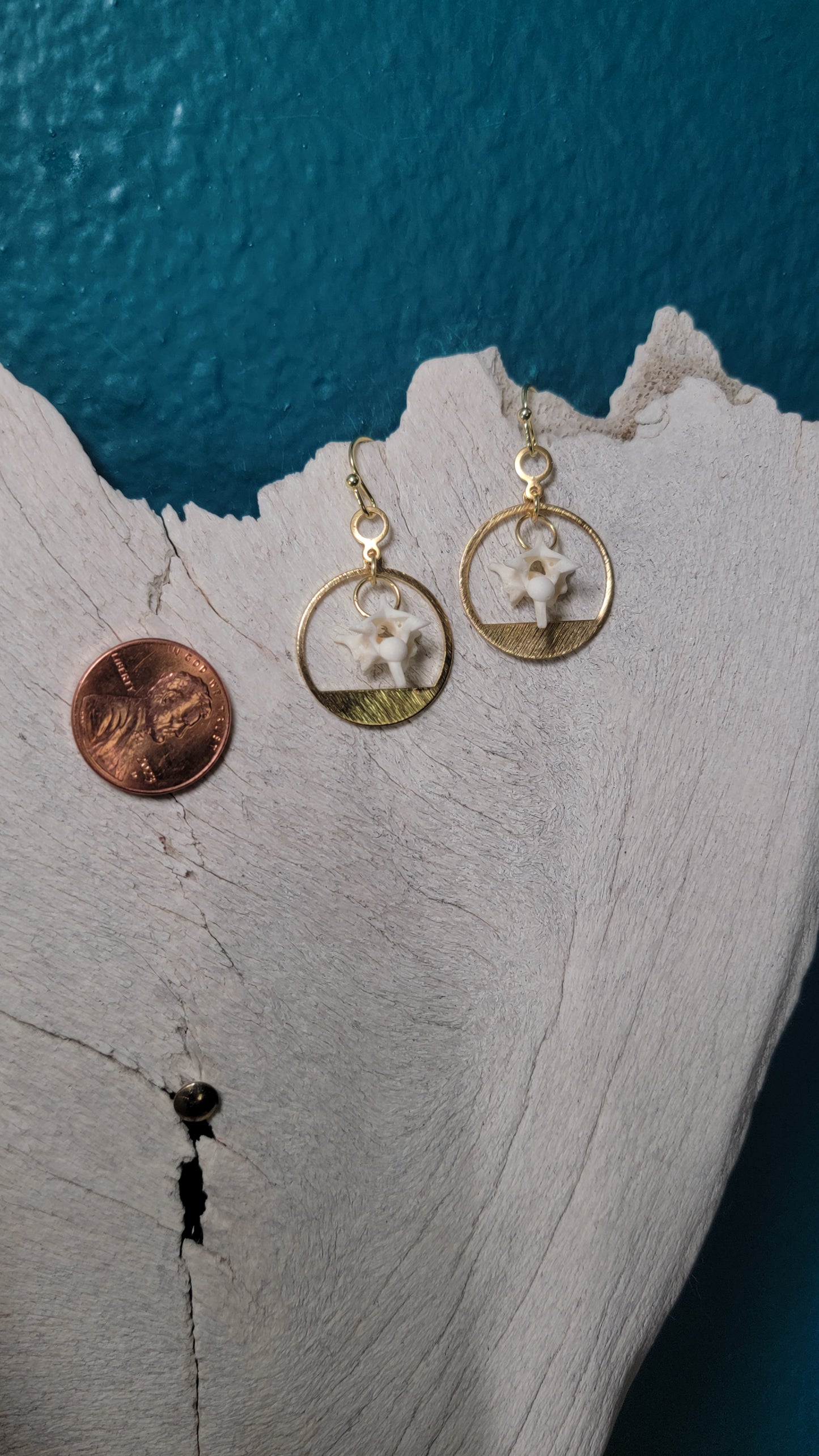 Minimalist Gold Hoop and Rattlesnake Earrings