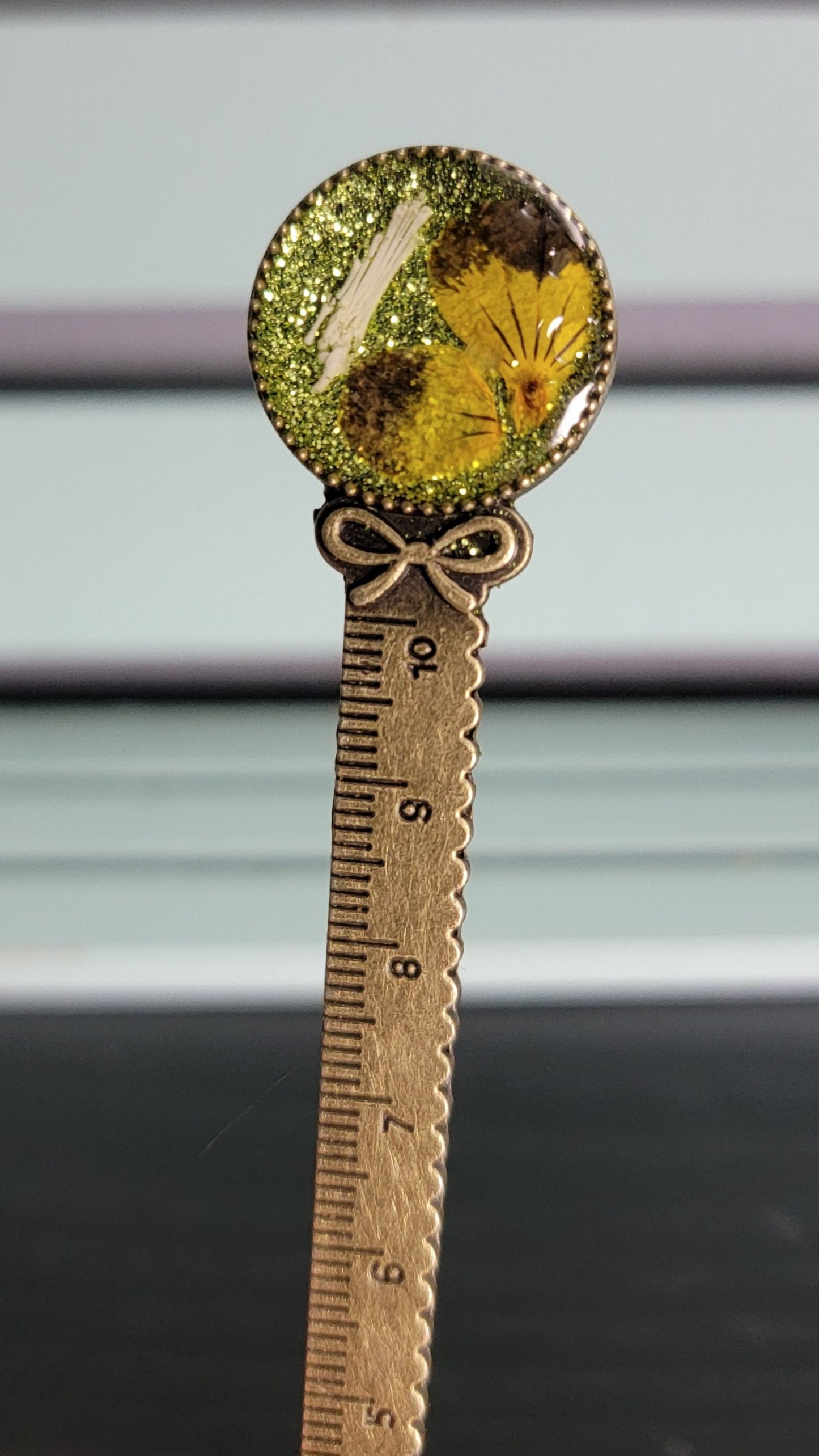 "Antique Ruler with Mouse Paw" Bookmark