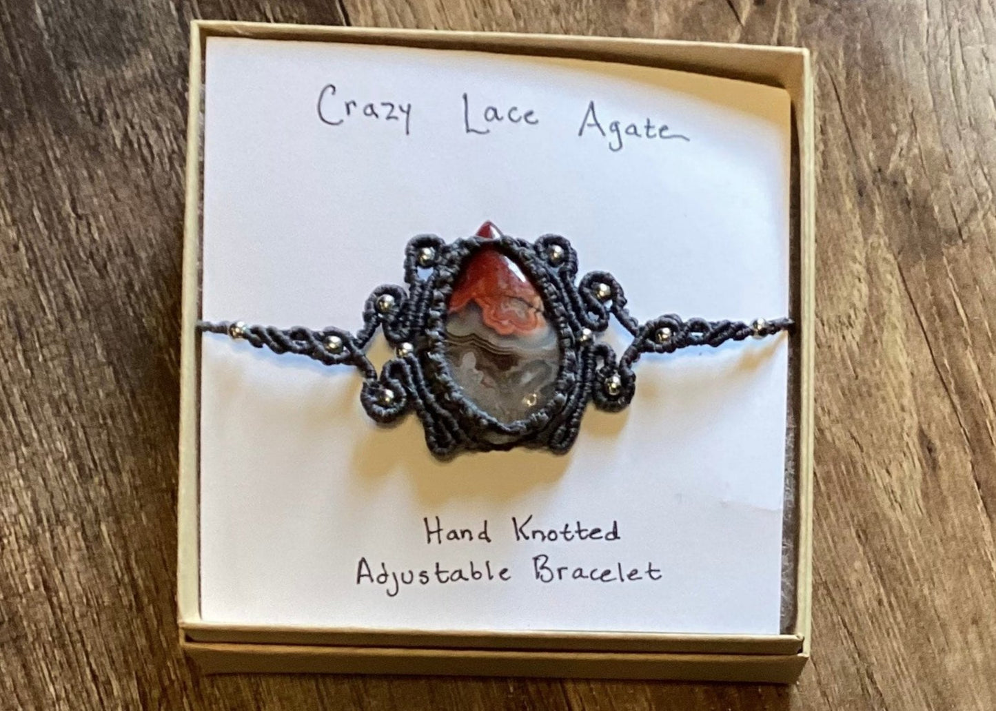 Crazy Lace Agate Bracelet