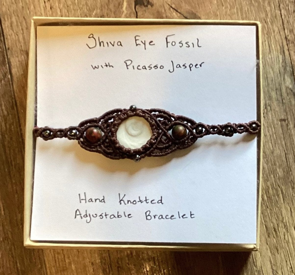 Shiva Eye Fossil Bracelet