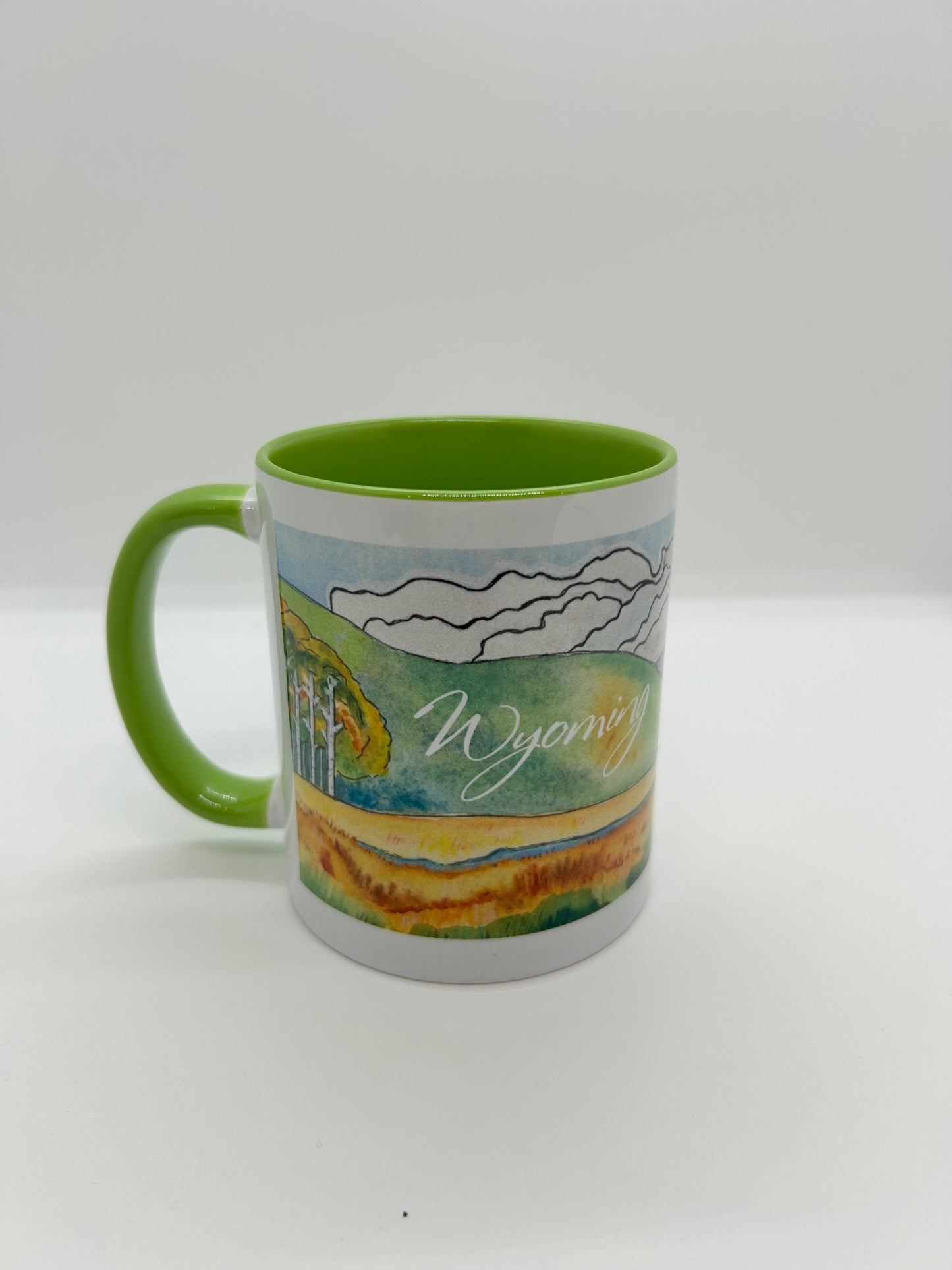 " Wyoming " Antelope Ceramic Mug