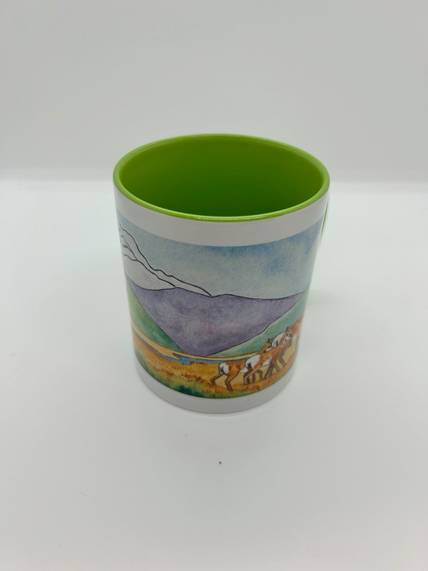 " Wyoming " Antelope Ceramic Mug