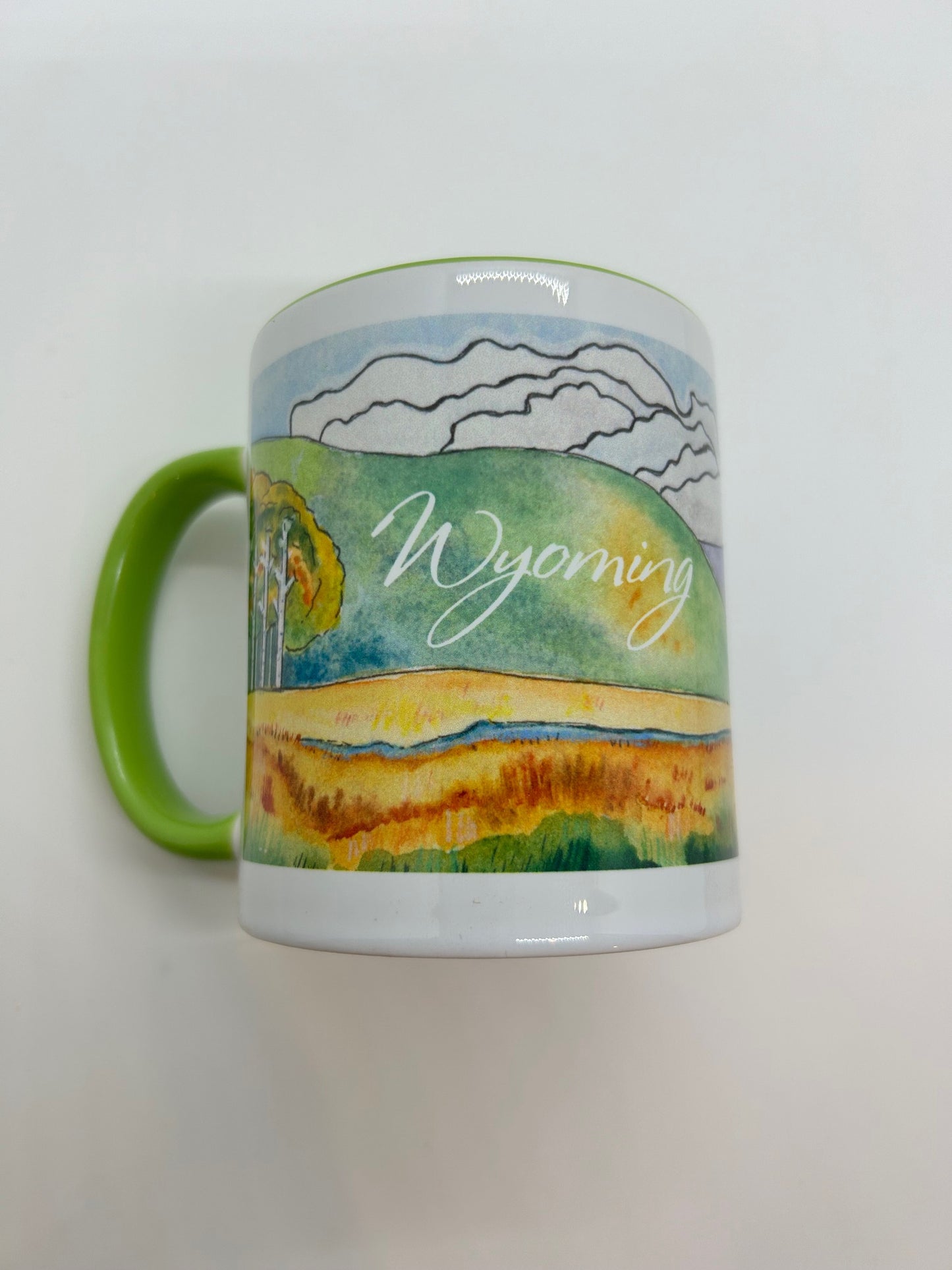 " Wyoming " Antelope Ceramic Mug