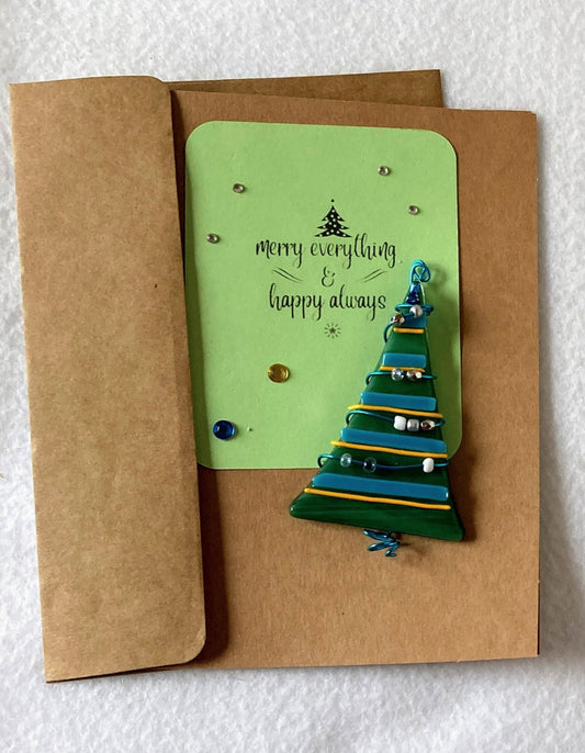 " Merry Christmas " Ornament Gift And Card