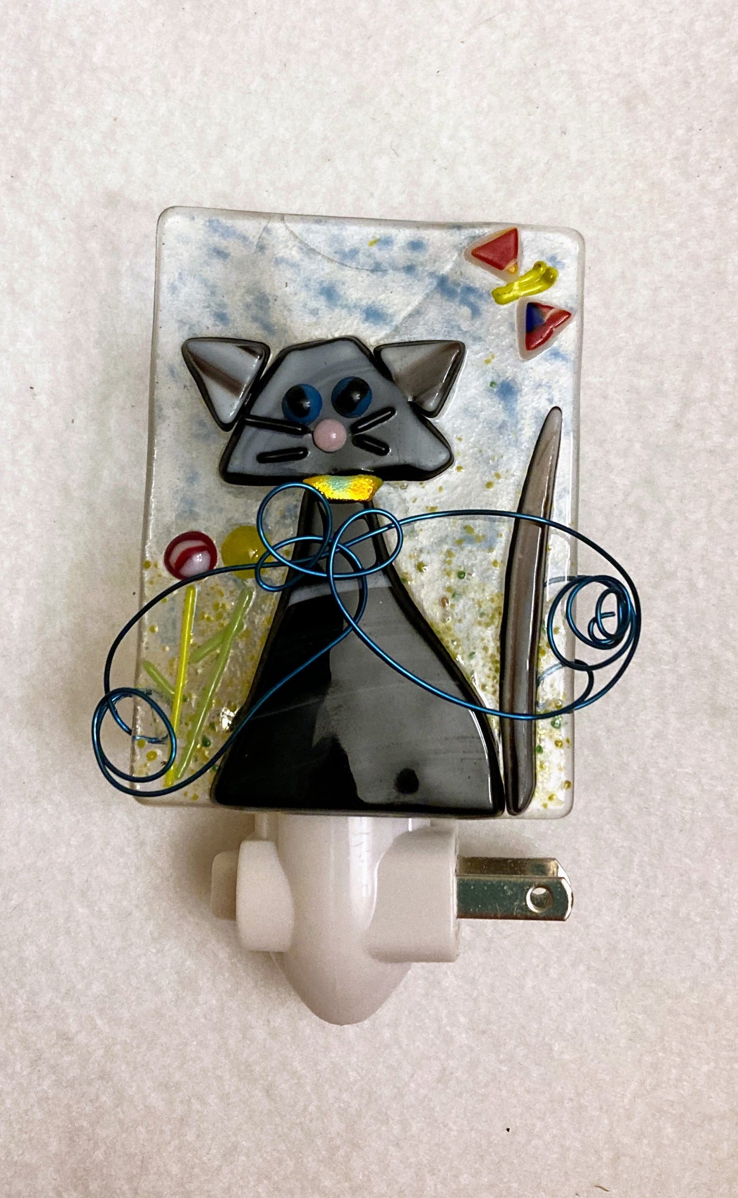 "Tangled " Fused Glass Nightlight