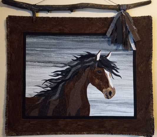 " Horse " Quilted Wall Hanging