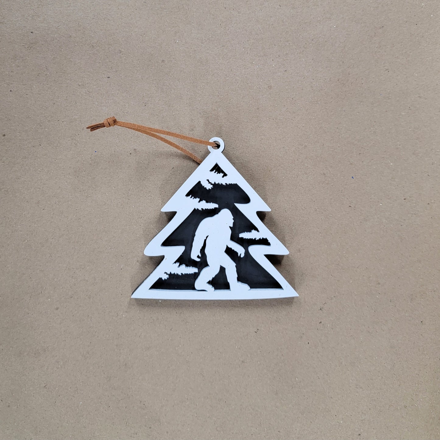 Wooden " Sasquatch " Ornament