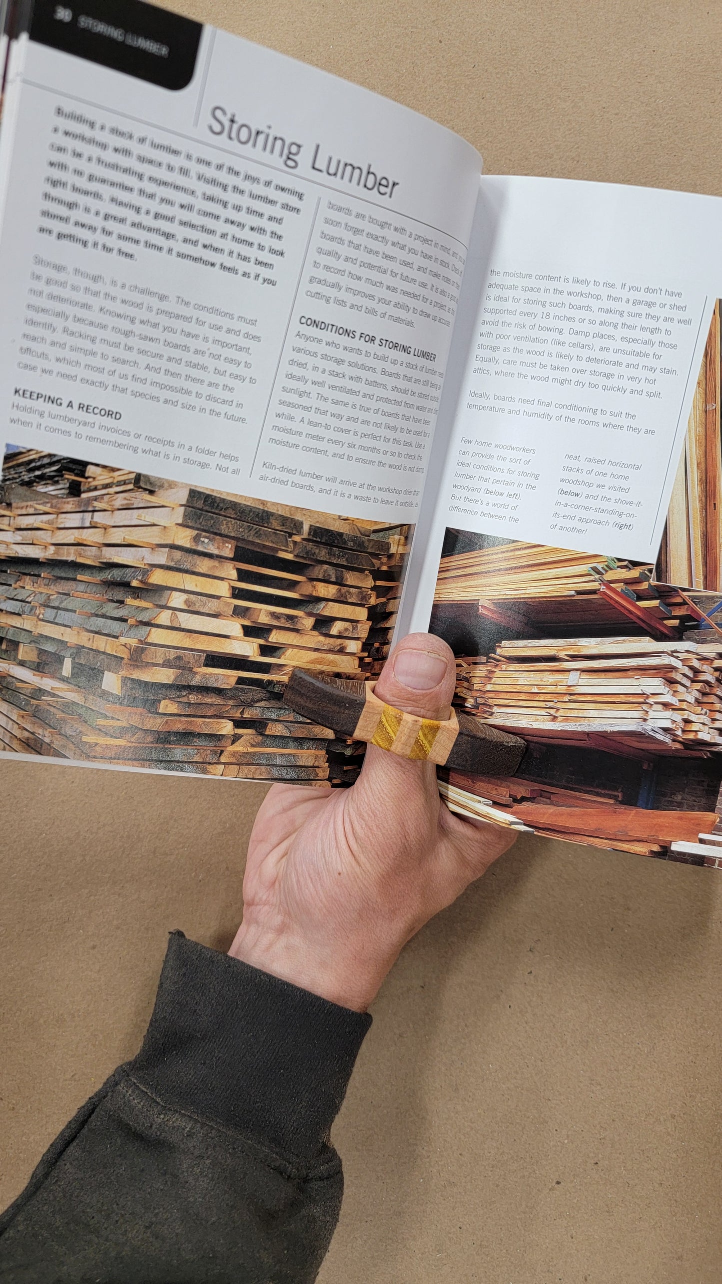 " Book Bird " Wooden Page Holder