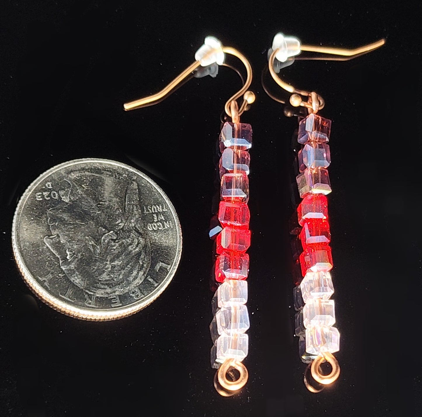 Cut Crystal Dangle Earrings