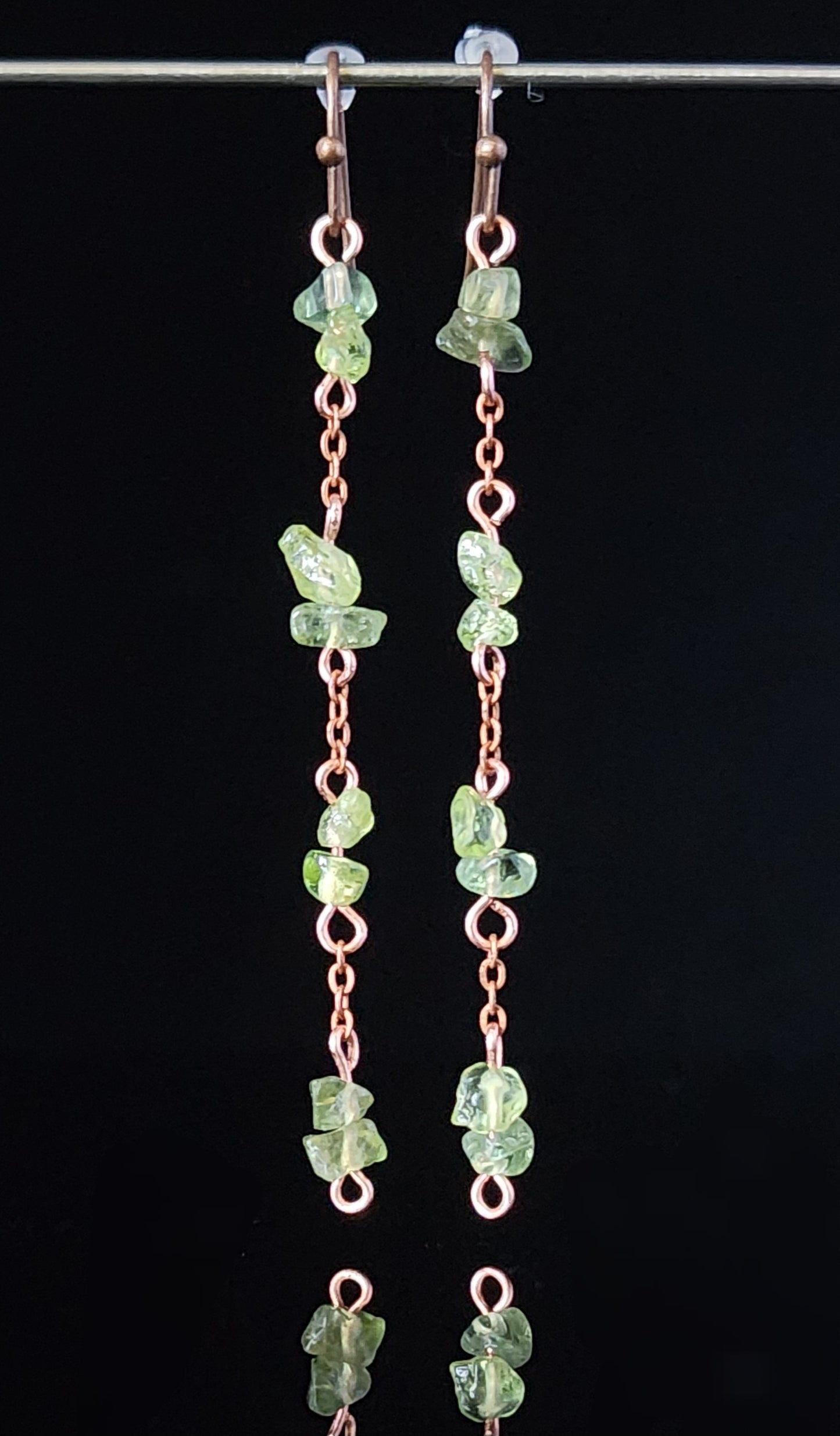 Peridot Chip Earrings