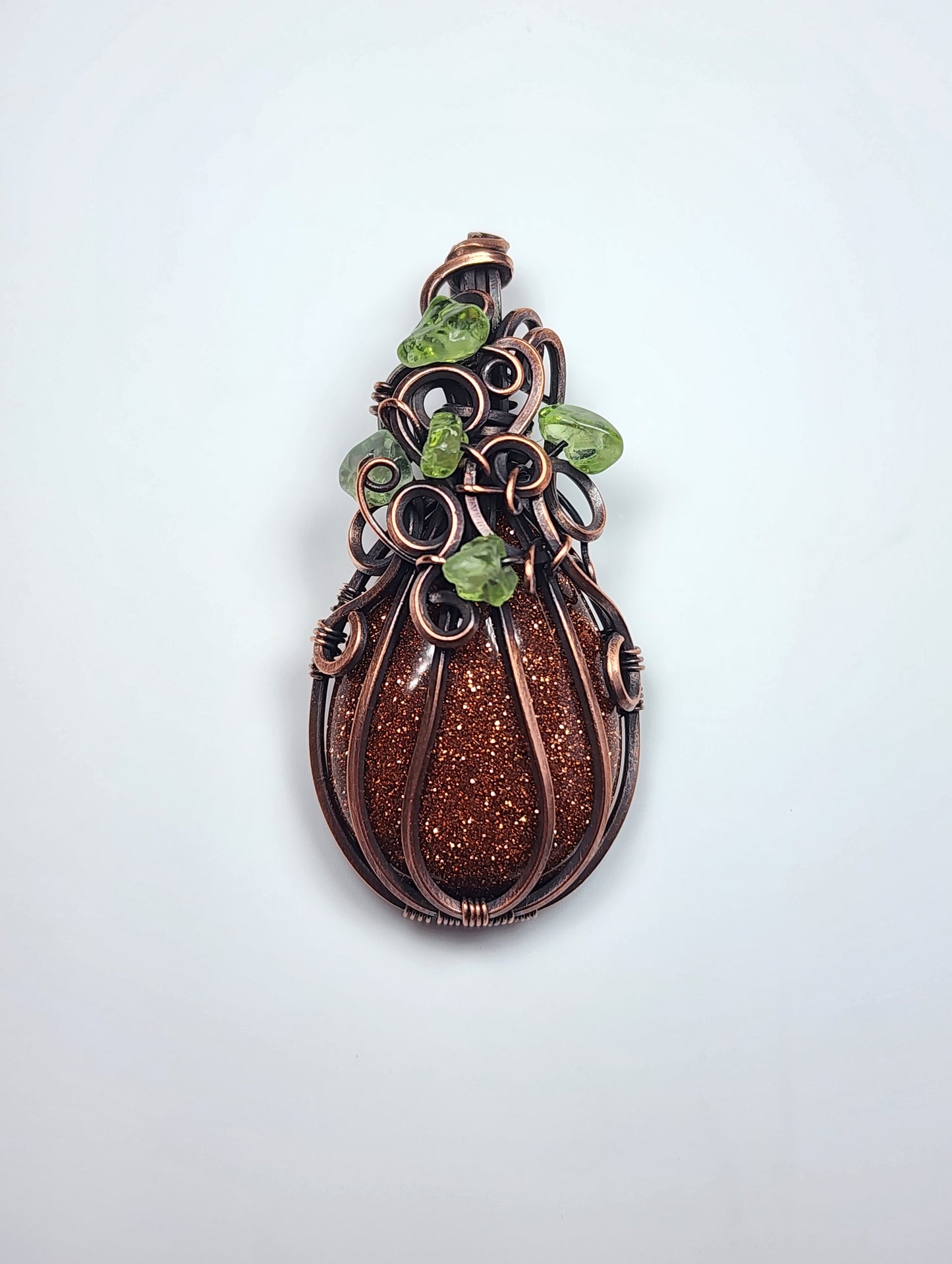 Sunstone Pumpkin Pendent