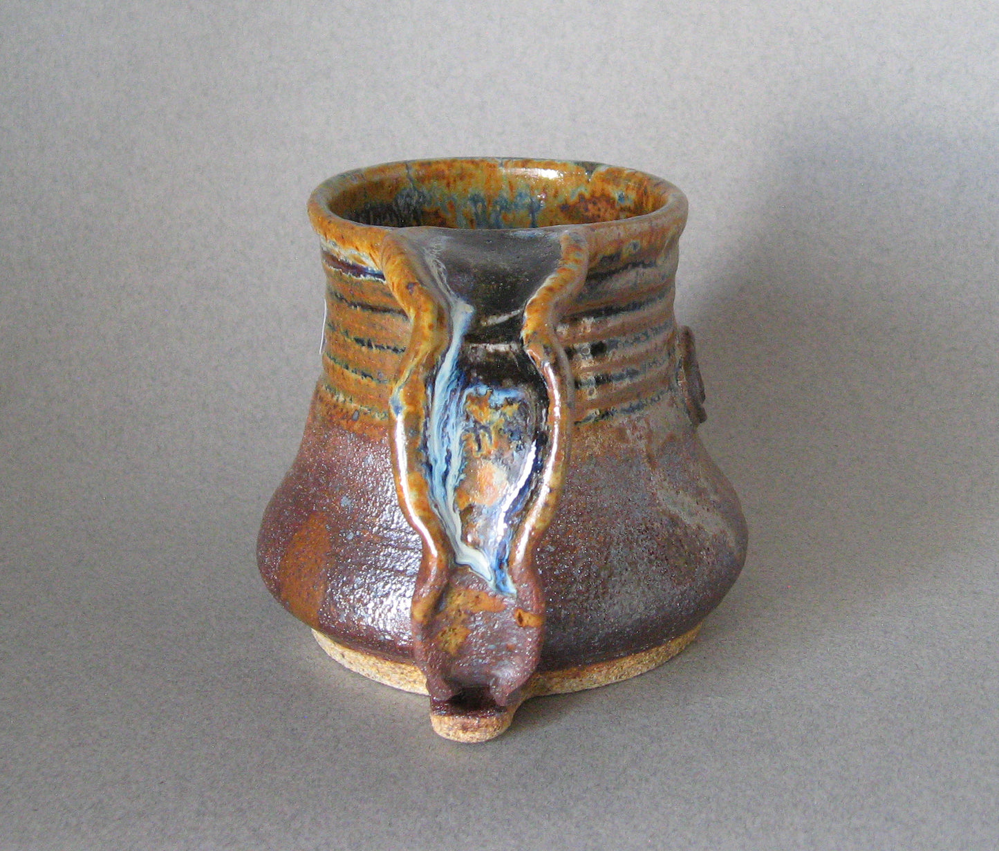 " Magoon Mug " Tan and Brown Glaze