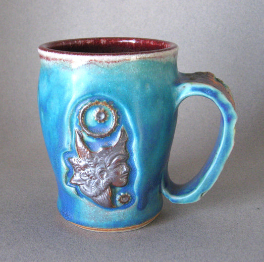 " Steampunk Mug " Goddess Design