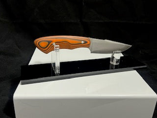 Orange and Black " Talon " Hand Forged Blade