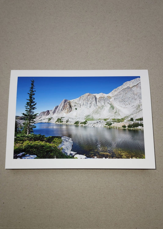 Wyoming " Lookout Lake 10,627 Elevation " Greeting Card