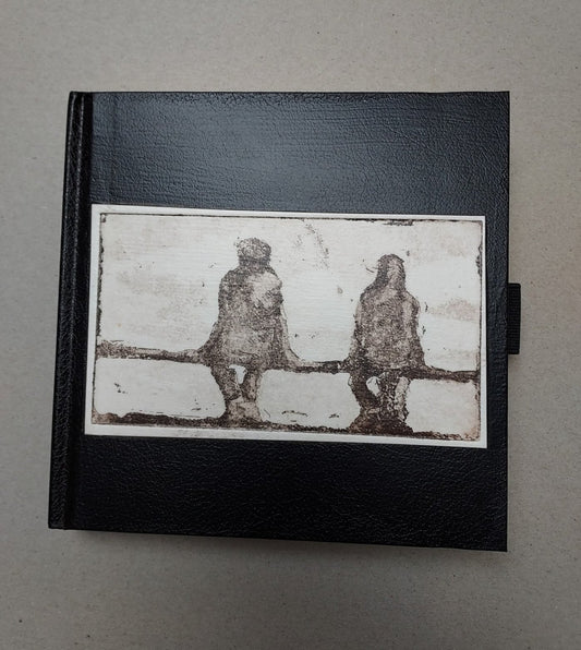 " Birds on a Wire " Black Hardcover Sketchbook