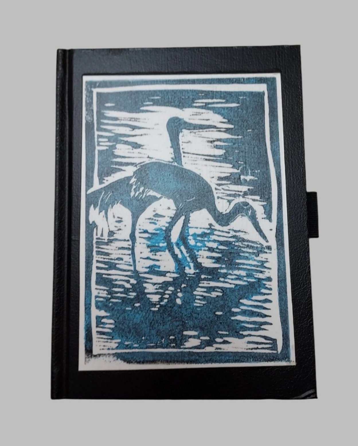 " Sandhill Crane " Black Hardcover Sketchbook