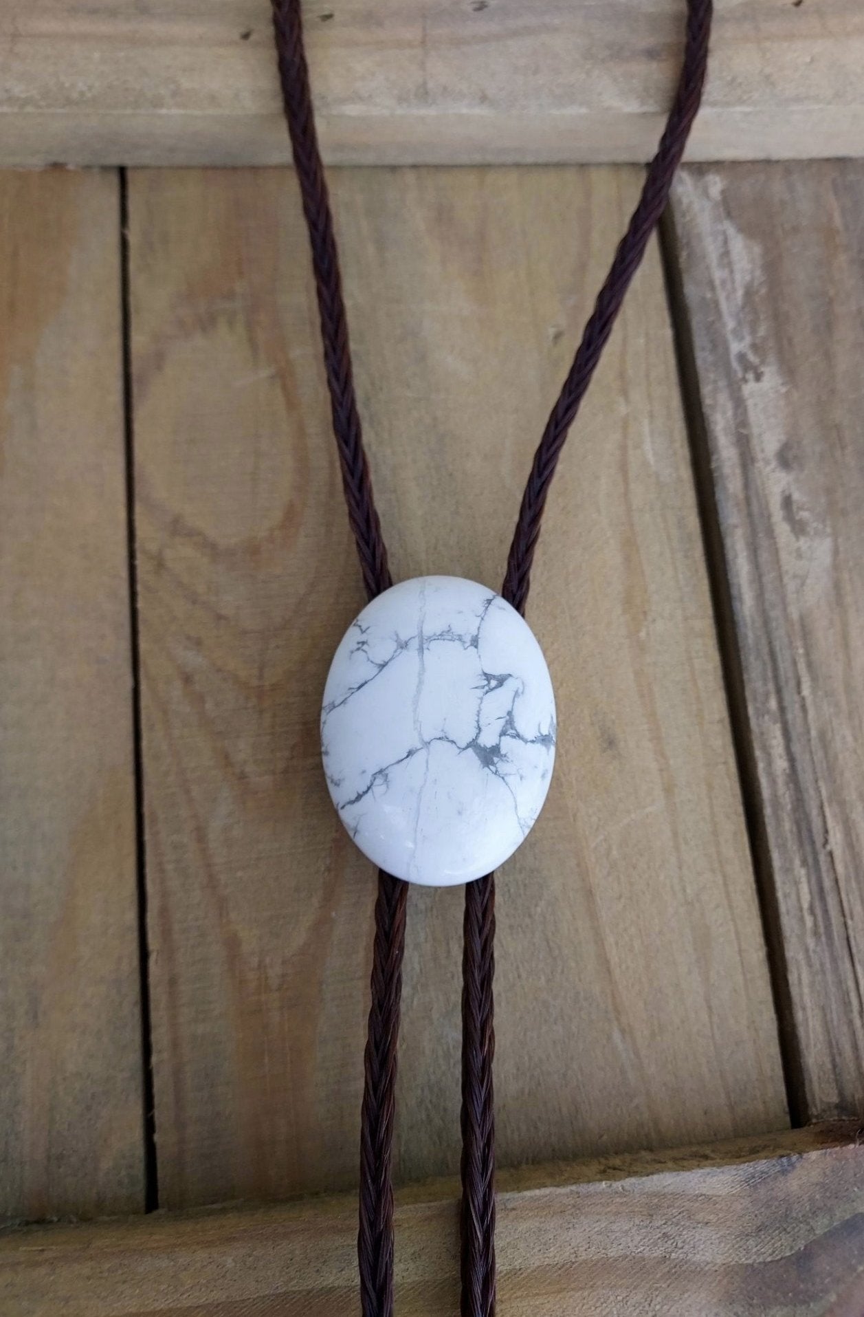 Hand Braided Horsehair Bolo Tie