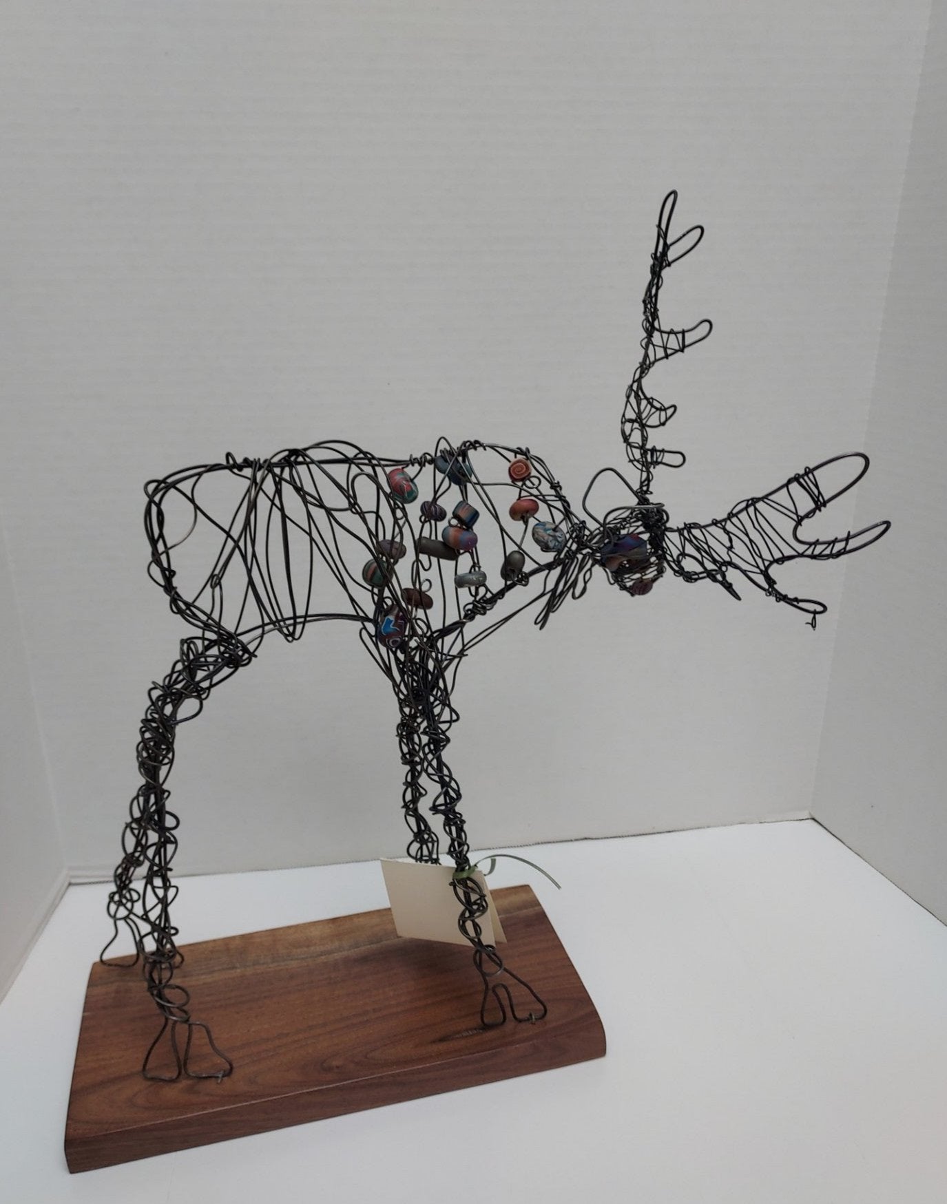 " Mr. Marple the Moose " Wire Moose Sculpture