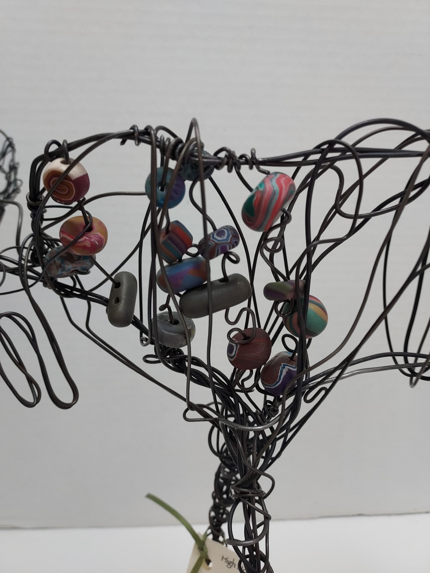 " Mr. Marple the Moose " Wire Moose Sculpture