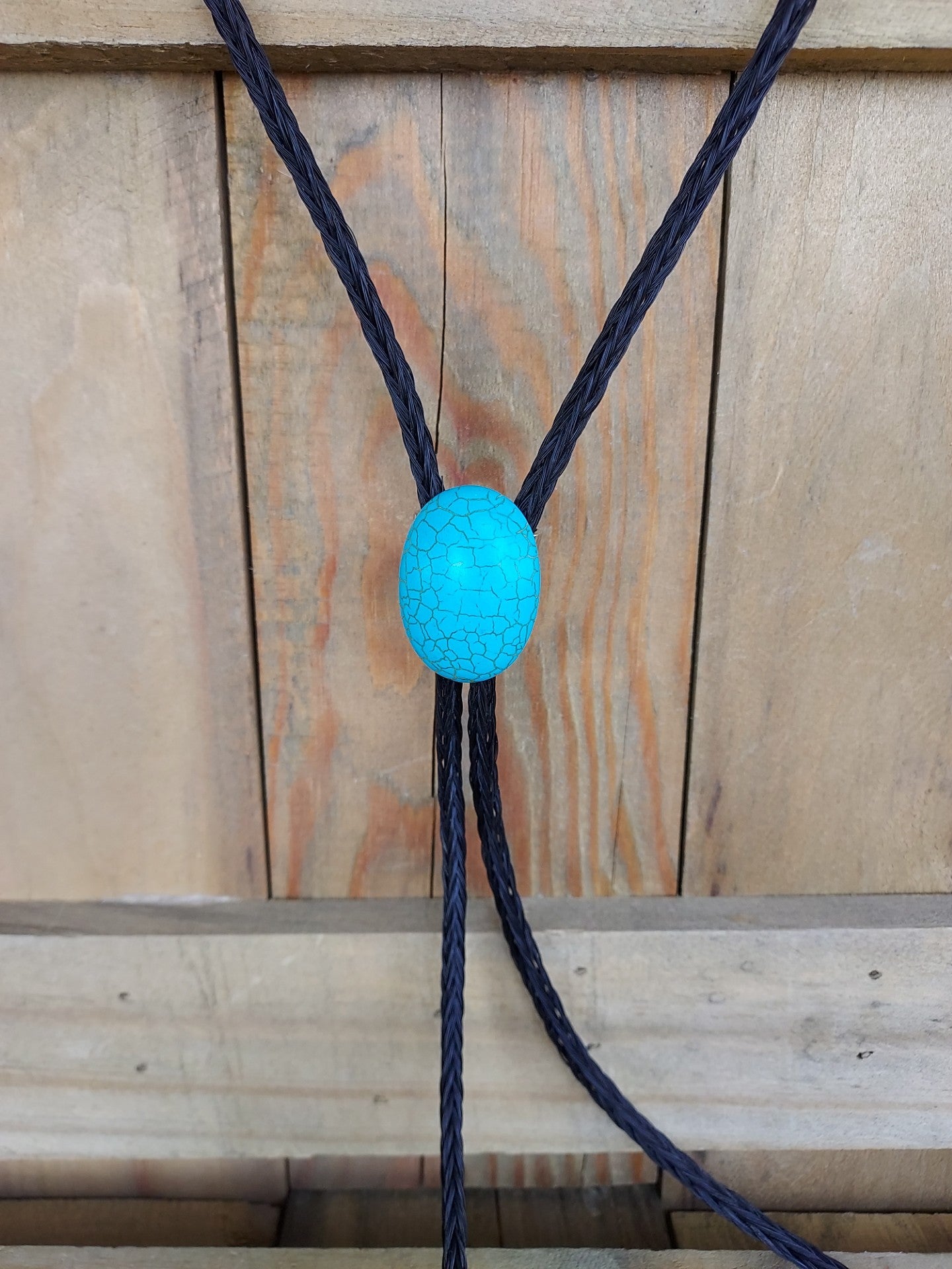 Hand Braided Horsehair Bolo Tie