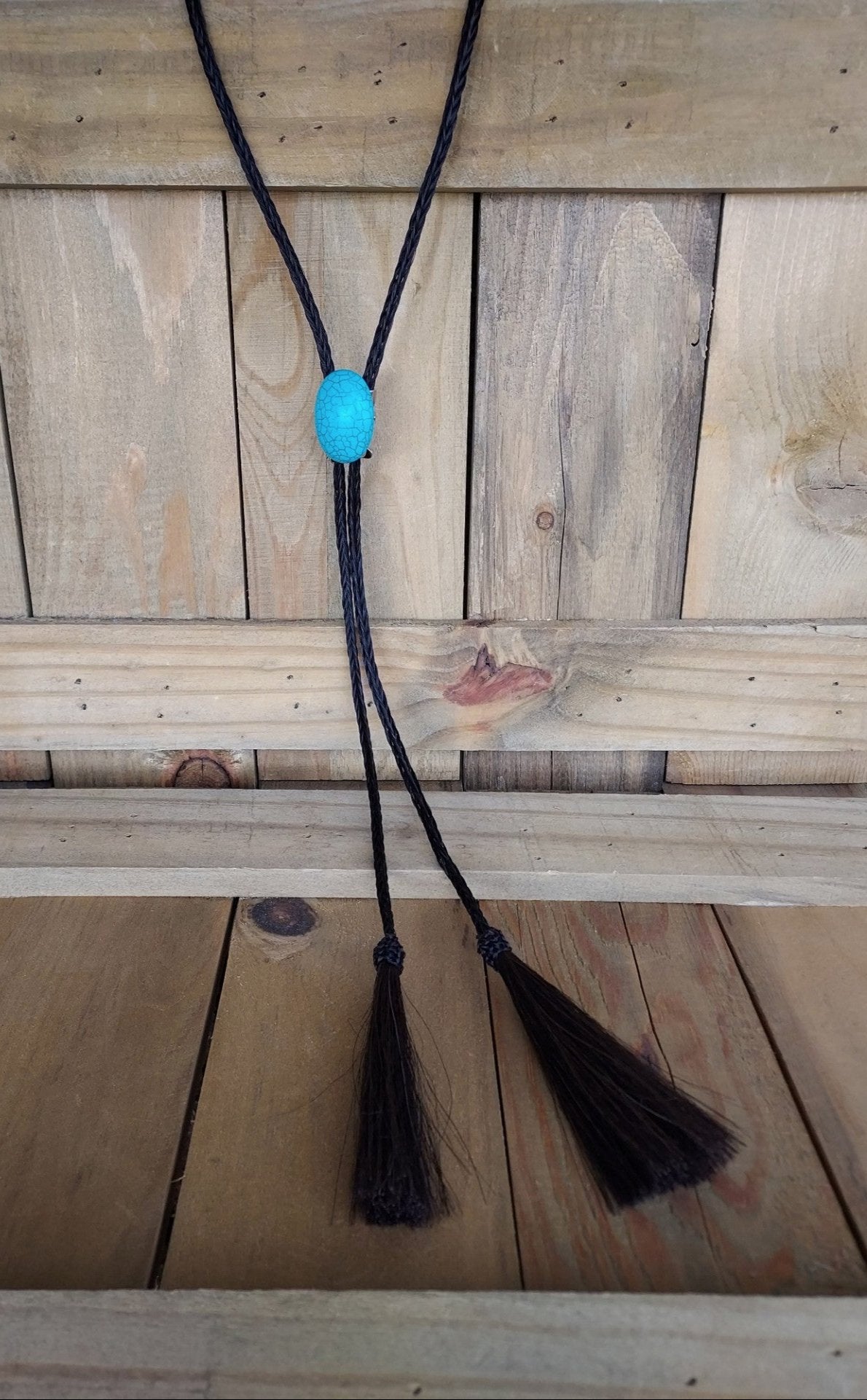 Hand Braided Horsehair Bolo Tie