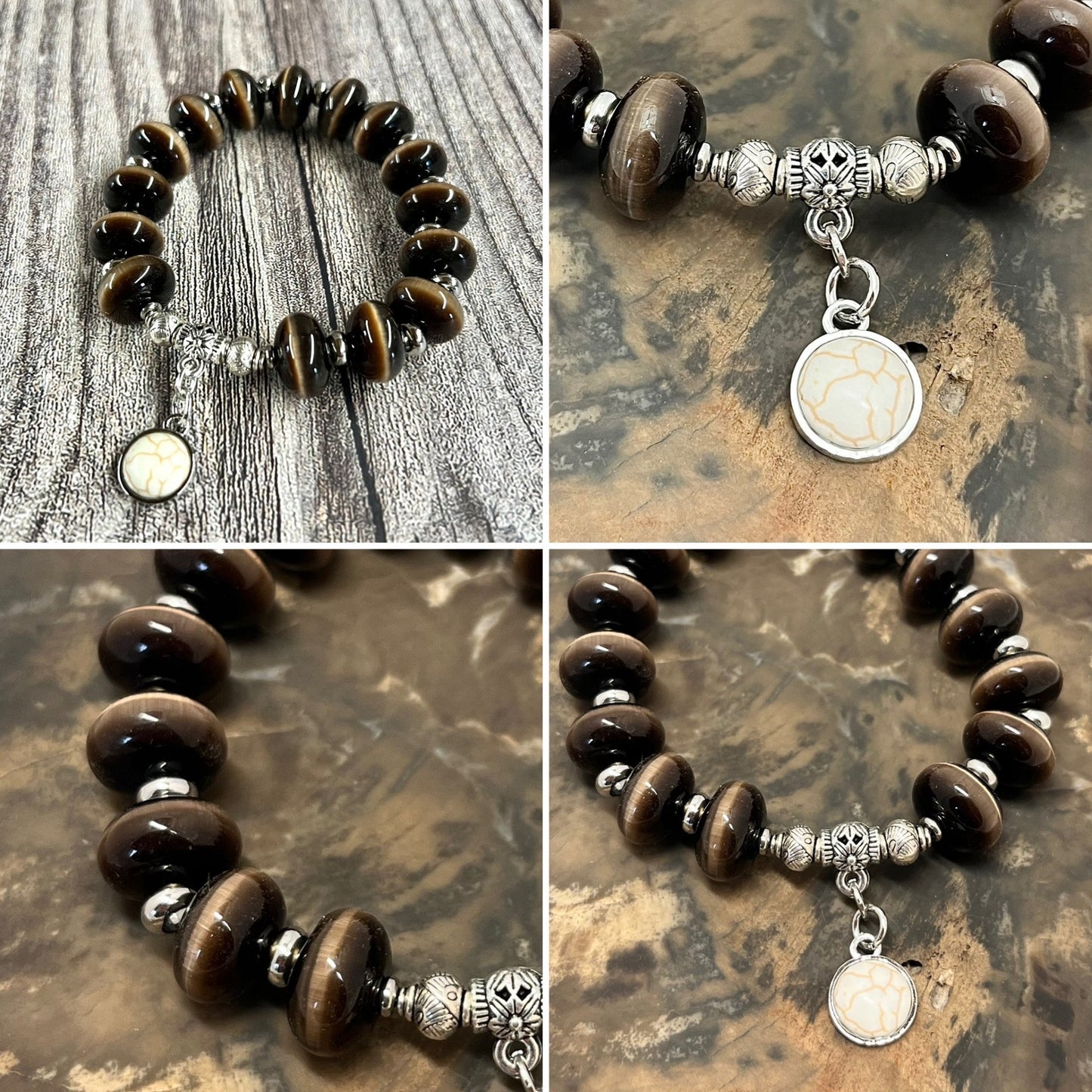 Tiger's Eye Beaded Bracelet