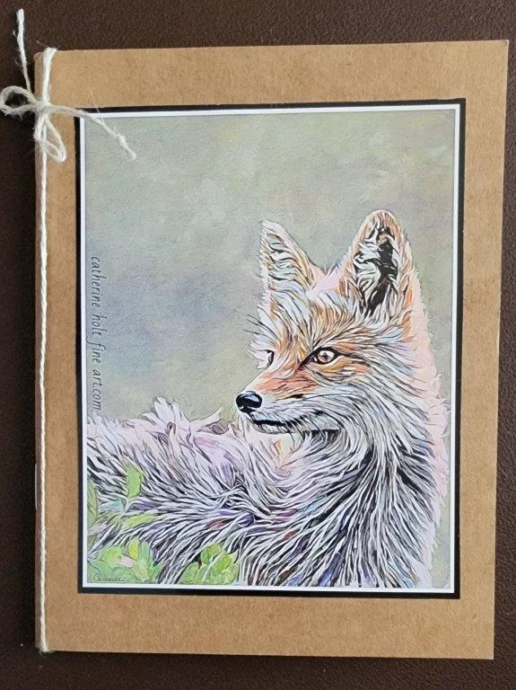 " Fox " Print or Pocket Notebook