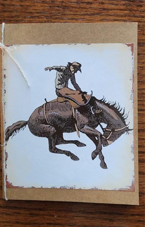 " Buckin' Horse " Pocket Notebook