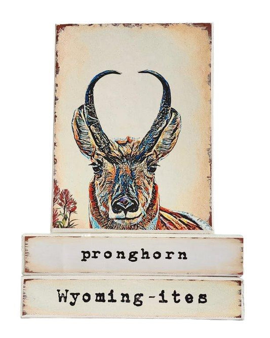 " Pronghorn Wyoming-ites " Canvas Print