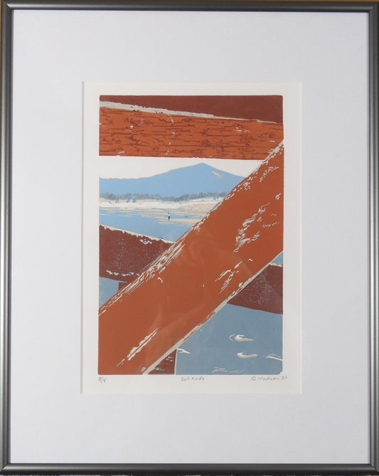 " Solitude" Framed Original Relief Print