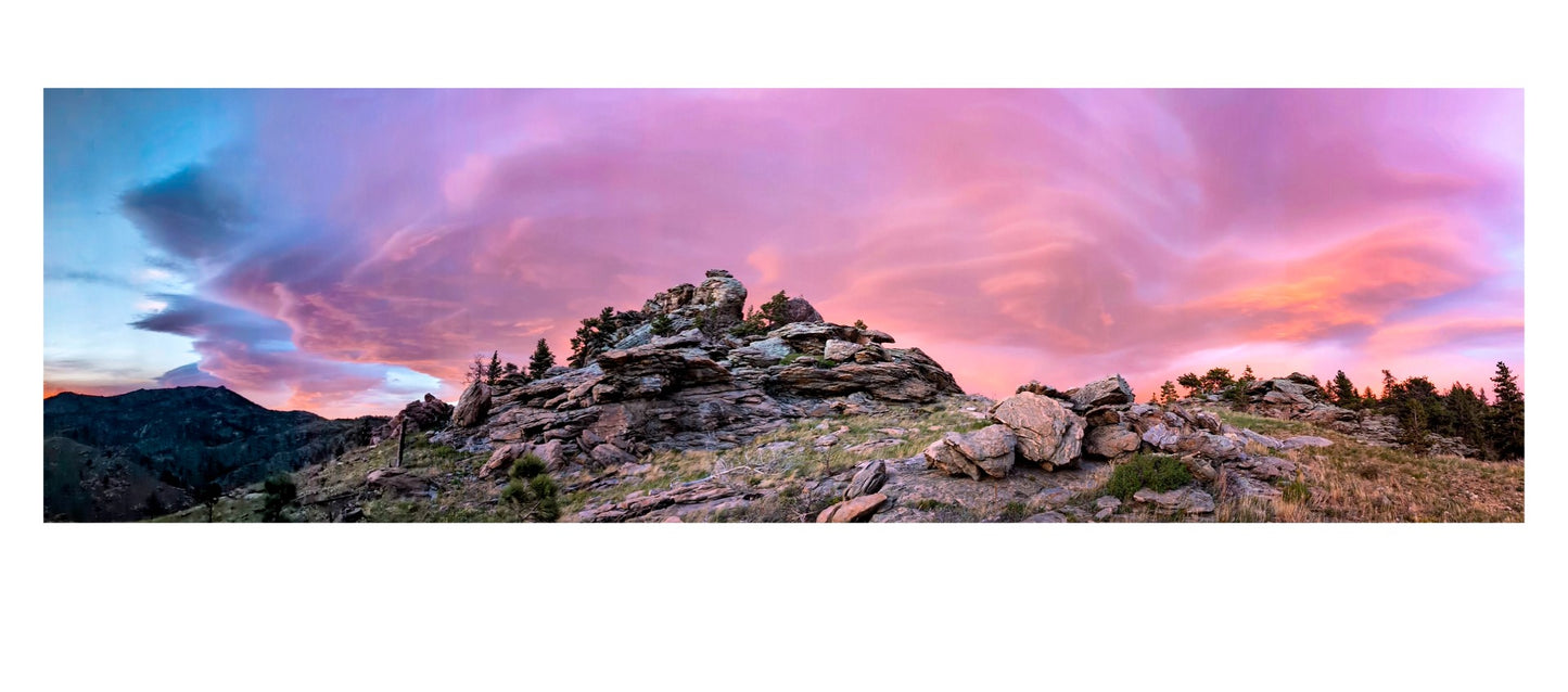 Lenticular Clouds Over Fire Hill