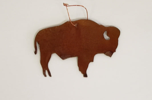 Bison Rustic Patina Ornament