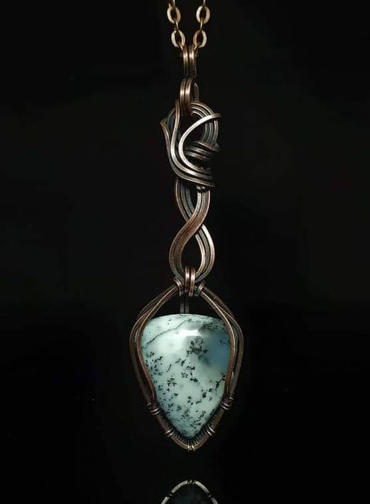 Dendritic Agate Pendant