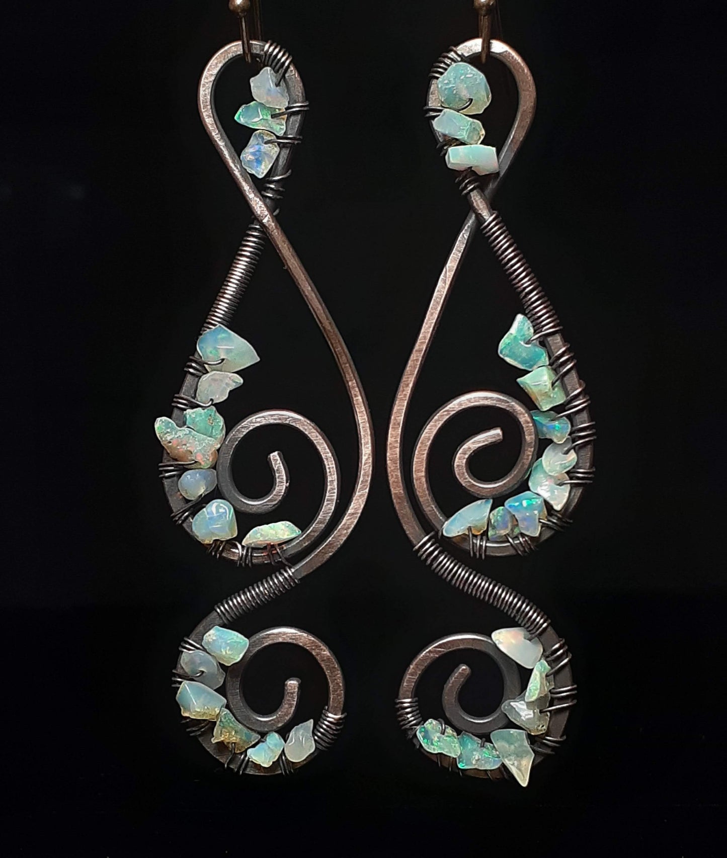 Ethiopian Opal Earrings