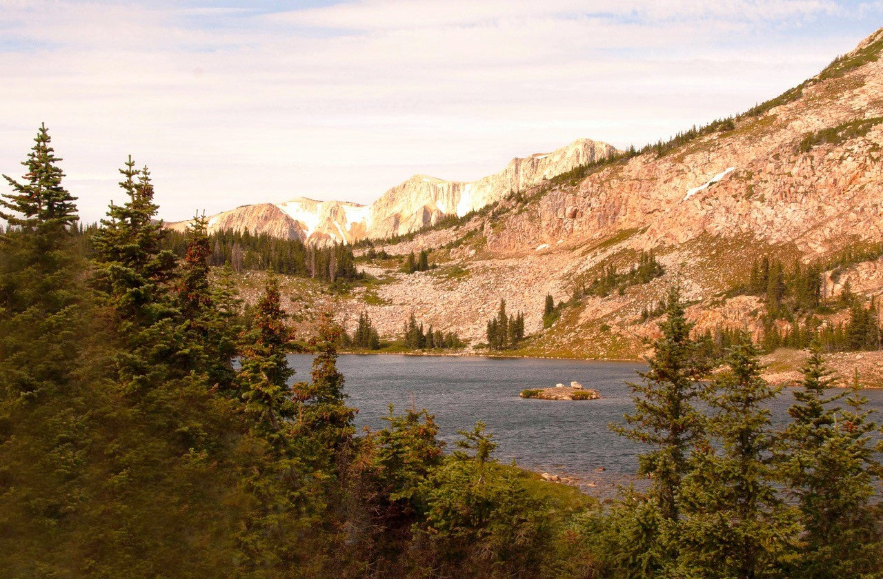 Lewis Lake in the Snowy Range Mountains