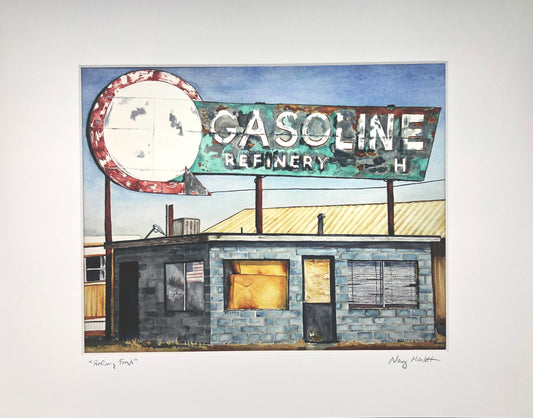 " Refinery Fresh " Fine Art Matted Print